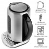  2200W Electric Kettle Stainless Steel Temp Control 1.7L